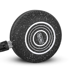 Glory 3 Layer Marble Coating Nonstick Fry Pan - Black (24cm)