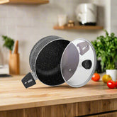 Glory Premium Quality Marble Coating Nonstick Casserole/Handi/Pateeli - 26 cm