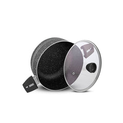 Non-Stick Stylish Kitchen Set / Cookware Set With Combine Lid - (19 Pcs)