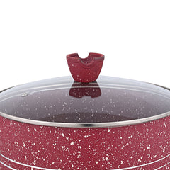 Glory Premium Quality Marble Coating Nonstick Casserole/Handi/Pateeli - 22cm