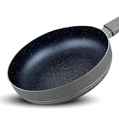 Glory 3 Layer Marble Coating Nonstick Fry Pan - Black (24cm)