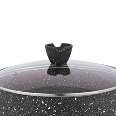 Glory Premium Quality Marble Coating Nonstick Casserole/Handi/Pateeli - 22cm