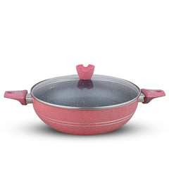 Pink Glory Best Non Stick Cookware Set / Kitchen Set ( 19 Pcs )