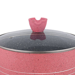 Glory Premium Quality Marble Coating Nonstick Casserole/Handi/Pateeli - 26 cm