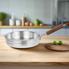 24 cm Aluminum Frypan – Metal Finish Frypan, Pure Aluminum, Easy Clean | Pakistan