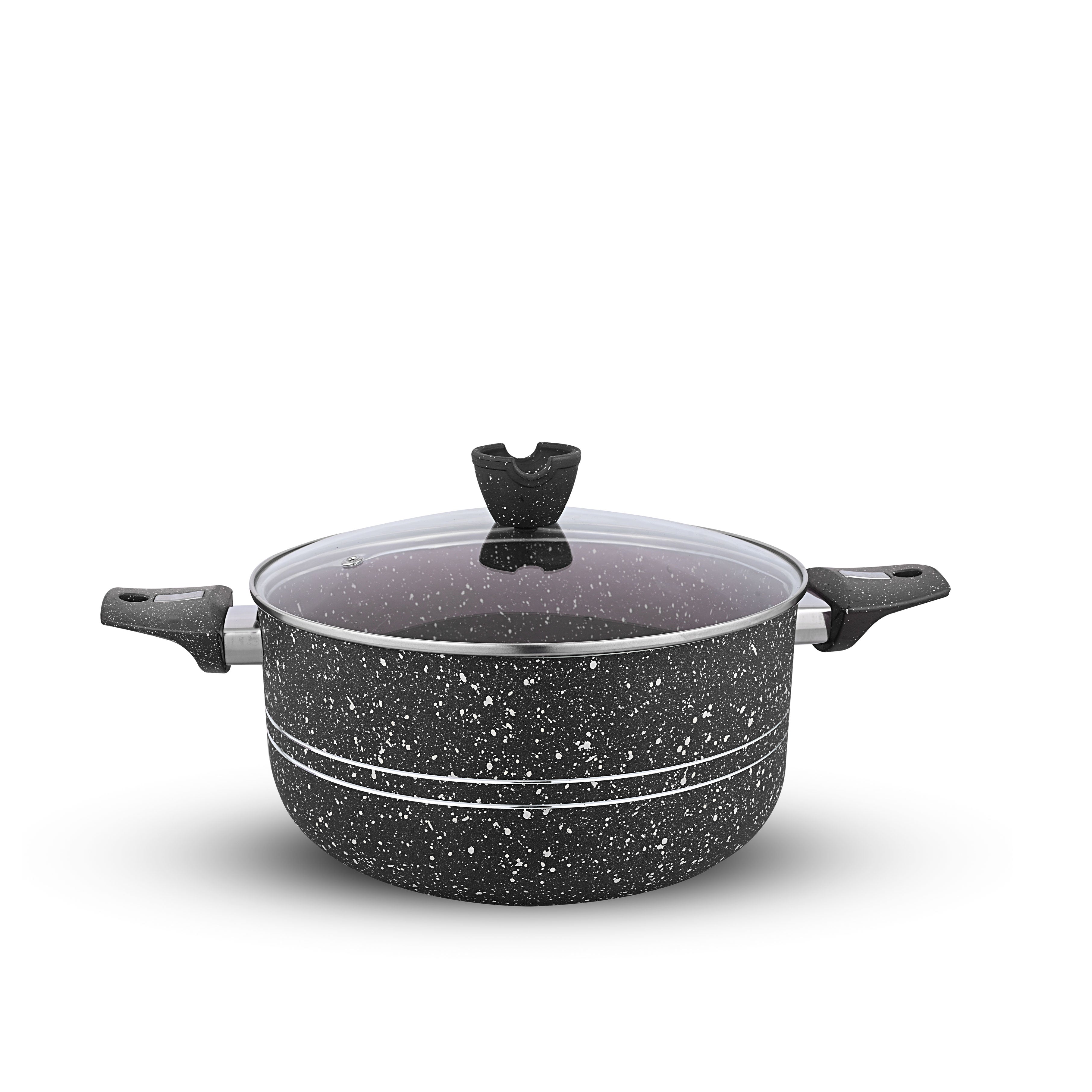 Non-Stick Stylish Kitchen Set / Cookware Set With Combine Lid - (19 Pcs)