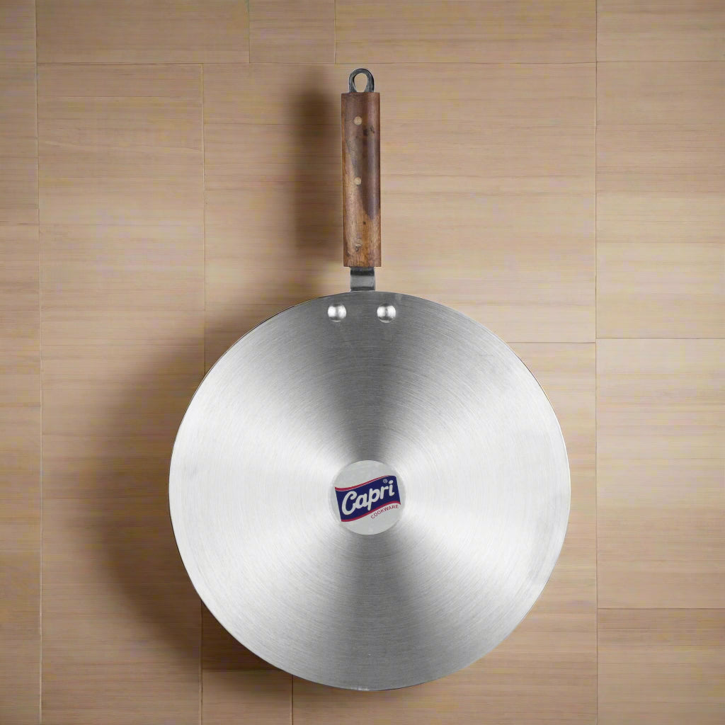 30cm Aluminum Tawa – Heavy Gauge | Metal Finish | Perfect for Roti, Paratha & Dosa